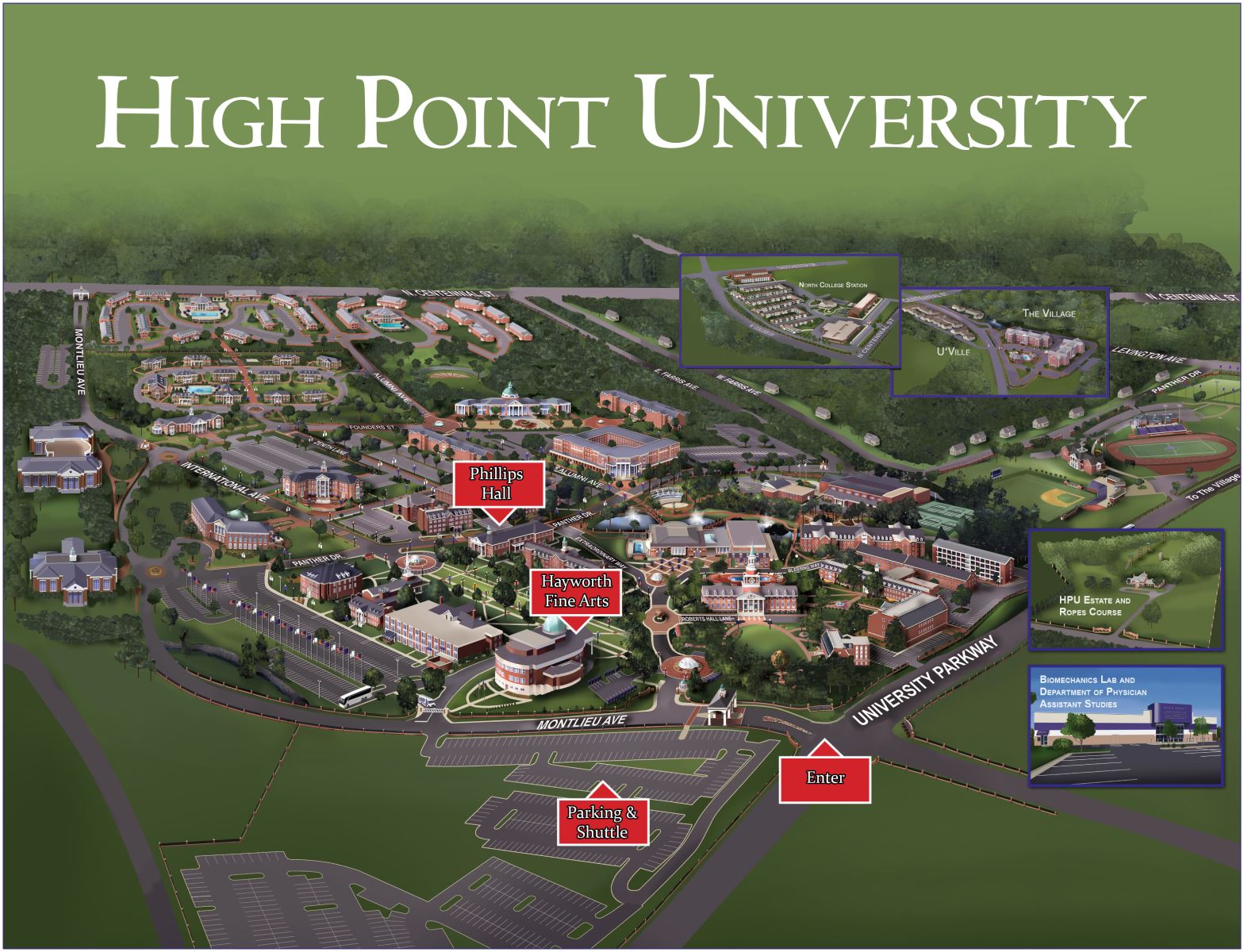 Elon North Carolina Map